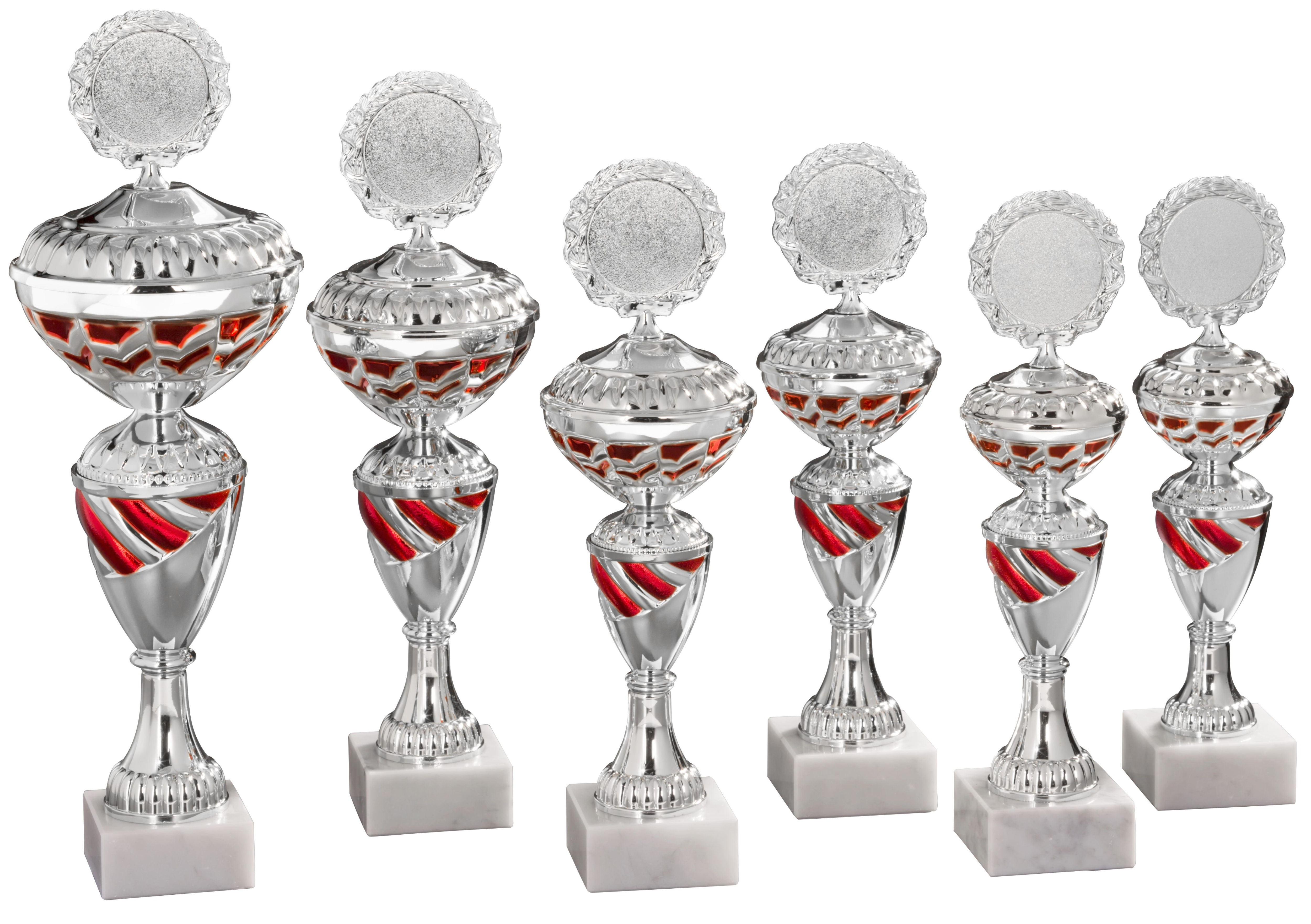 Pokalserie 57080 Gold / Rot in 6 Größen Lieferbar ab 14,90