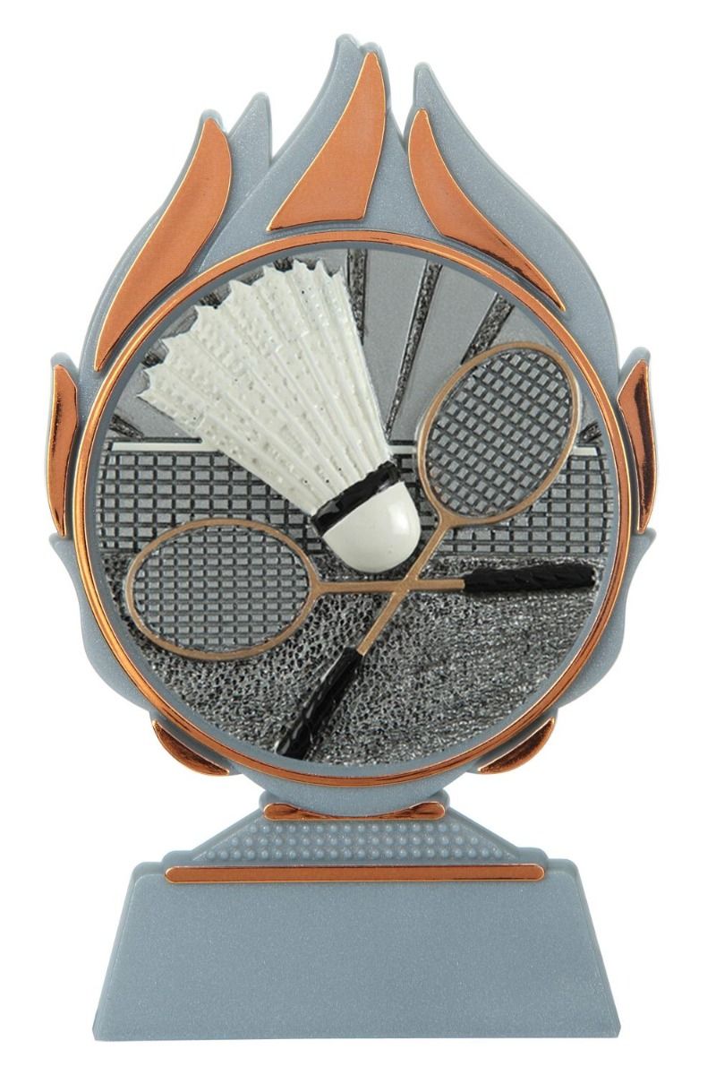 Badmintin Pokal  in G/S/B Lieferbar Höhe 16cm