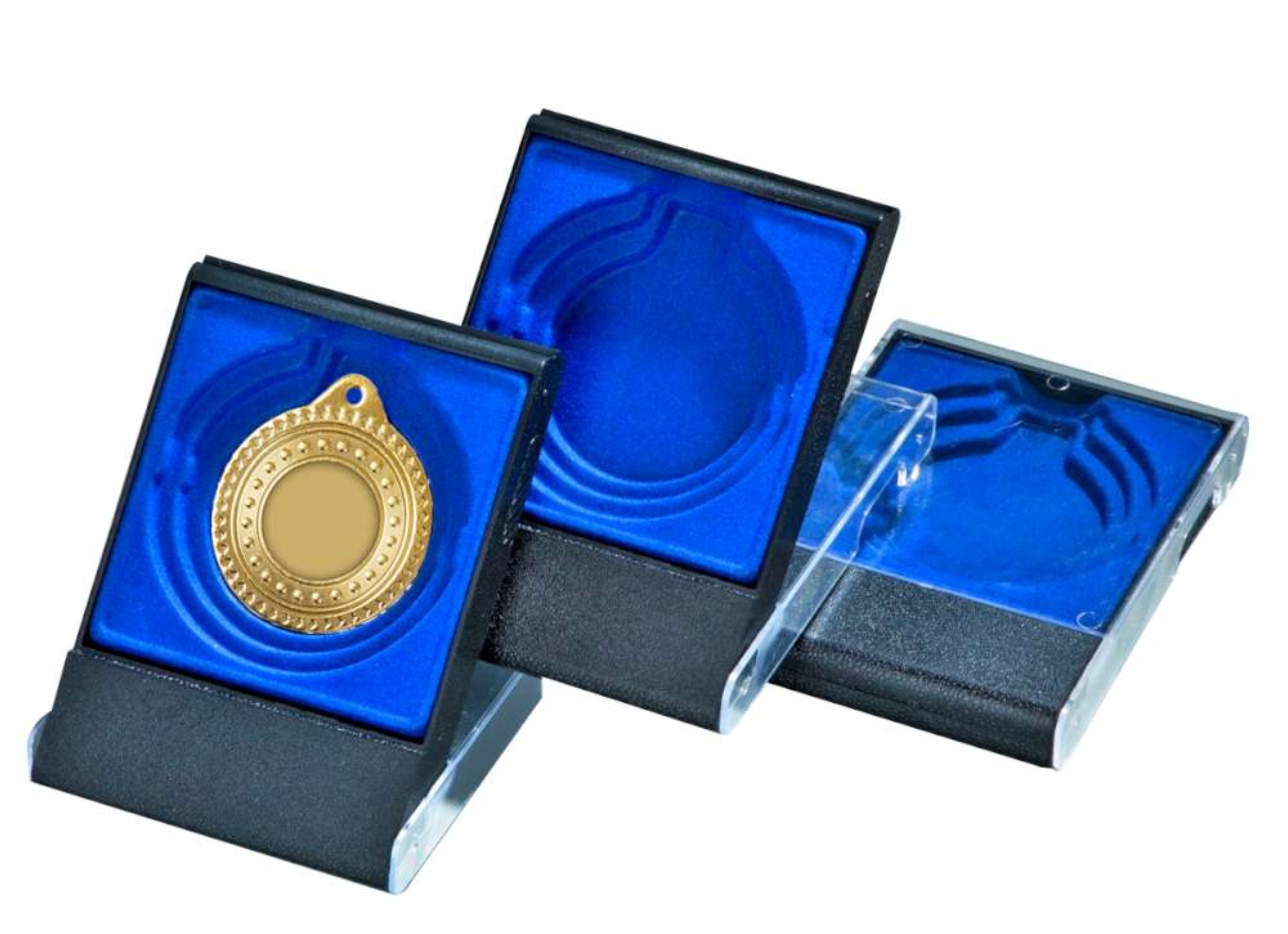 Aufstelletui mit Klarsichtoberteil für 50mm - 60mm und 70mm Medaillen