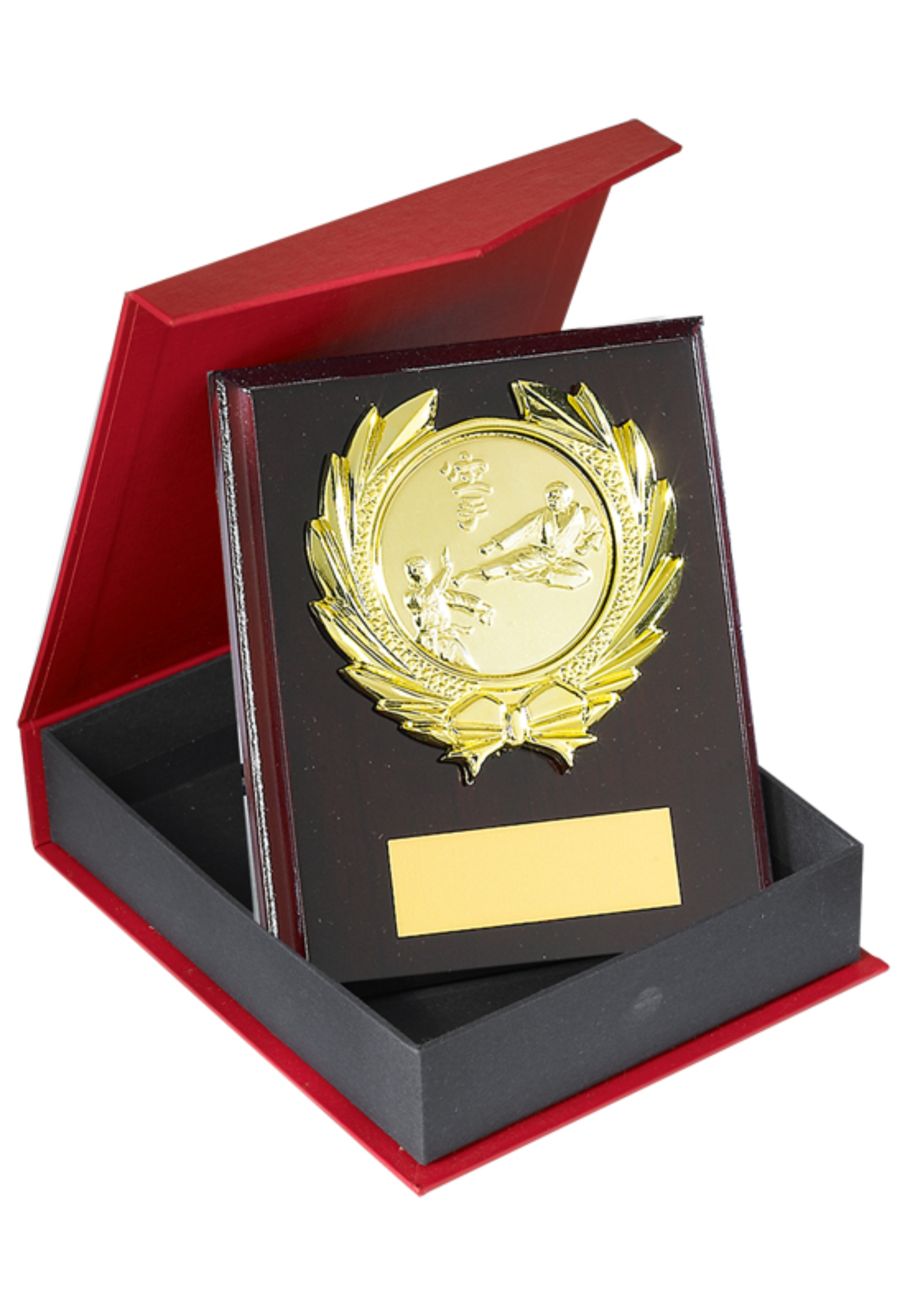 Holzplakette im Etui 12x15cm