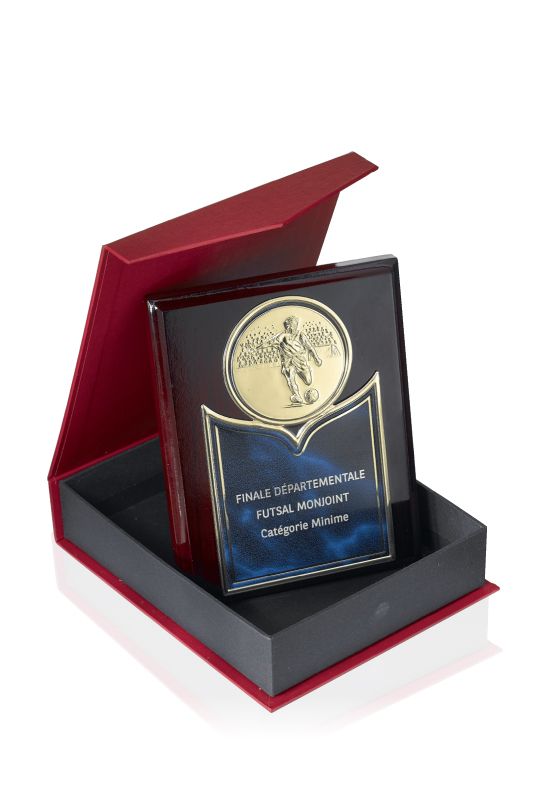 Holzplakette im Etui 12x15cm